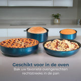 Kelton Cookware pannenset 16-delig met GRATIS mandoline snijset