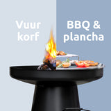 BluMill Plancha, BBQ en vuurkorf - NU