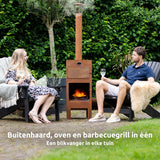 Blumill Tuinhaard, pizzaoven en bbq/grill