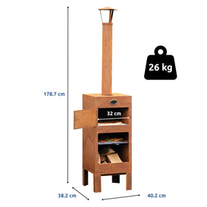 Blumill Tuinhaard, pizzaoven en bbq/grill