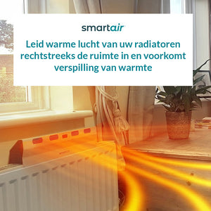 SmartAir Boost: maximaliseert warmteopbrengst van uw CV