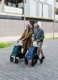 City Walker met handige zitfunctie voor onderweg